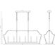Arden 6 Light 48 inch Natural Linear Pendant Ceiling Light