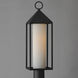 Aldous 1 Light 24.25 inch Black Outdoor Pole/Post Mount