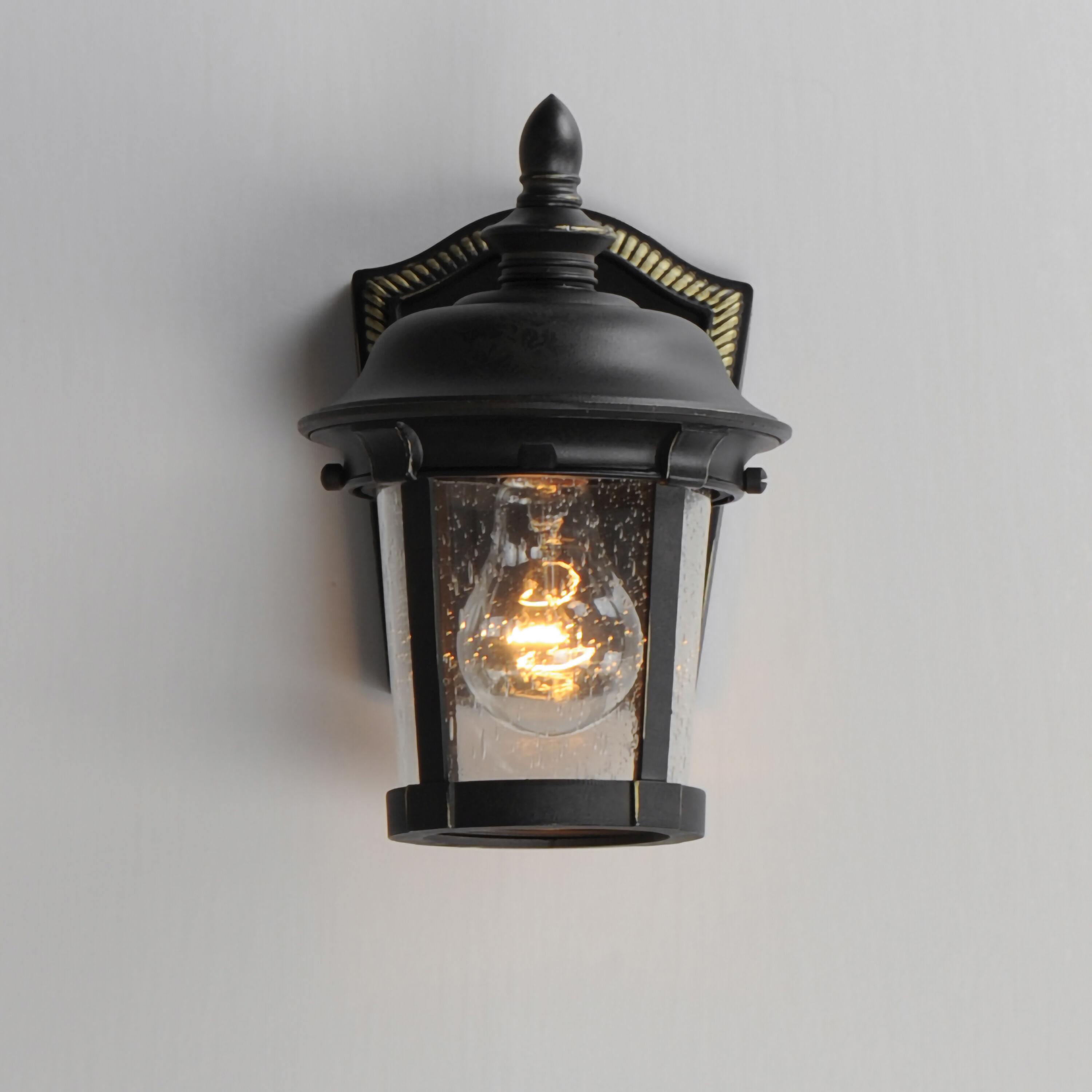 Dover DC 1 Light 10 inch Bronze Outdoor Wall Mount