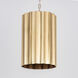 Allegra 1 Light 12 inch Weathered Brass Single Pendant Ceiling Light