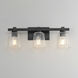 Cubos 3 Light 22.25 inch Black Wall Sconce Wall Light