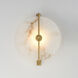 Quarry LED 12.25 inch Natural Aged Brass Flush Mount Ceiling Light