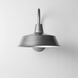 Pier M 1 Light 14.25 inch Weathered Zinc Outdoor Wall Mount, X-Large