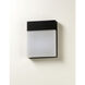 Eyebrow LED 7.75 inch Black Outdoor Wall Mount