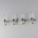 Goblet 4 Light 28.25 inch Satin Nickel Bath Vanity Wall Light