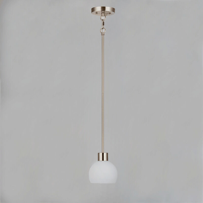Coraline 1 Light 6 inch Satin Nickel Mini Pendant Ceiling Light