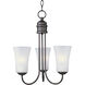 Logan 3 Light 17 inch Oil Rubbed Bronze Single-Tier Chandelier Ceiling Light