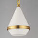 Giza 1 Light 5 inch Satin Brass Mini Pendant Ceiling Light