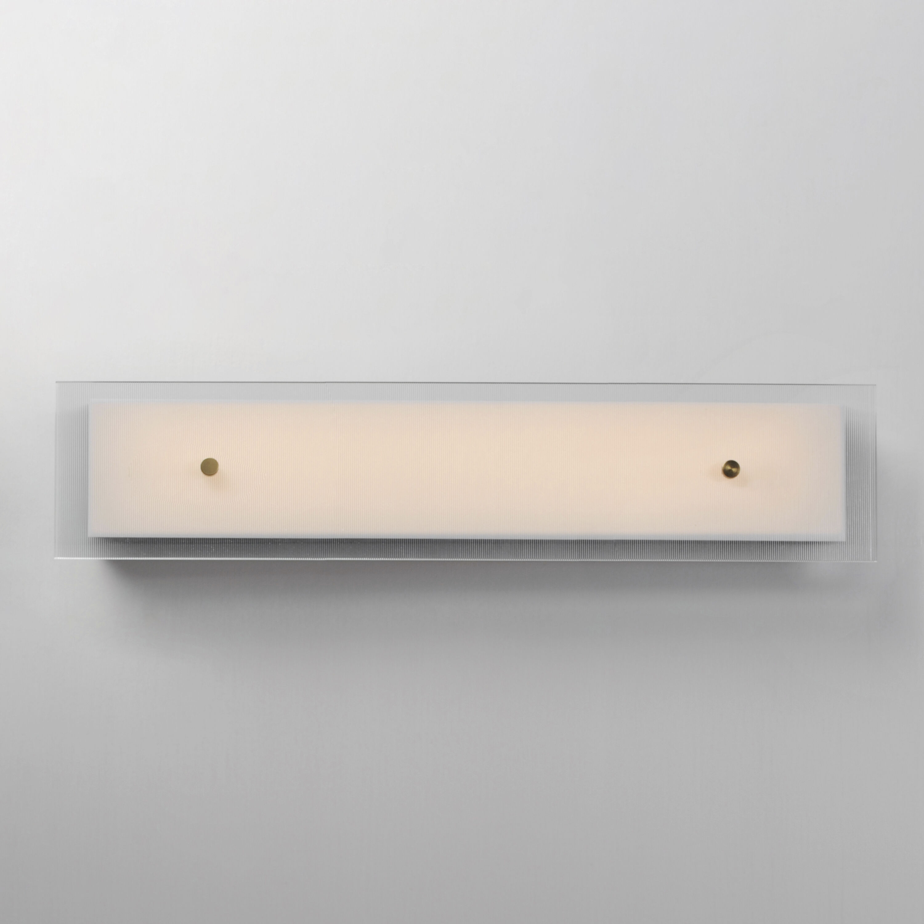Spectre LED 6.5 inch Black and Natural Aged Brass Bath Vanity Wall Light