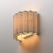 Penelope 1 Light 9.5 inch Natural Aged Brass Wall Sconce Wall Light