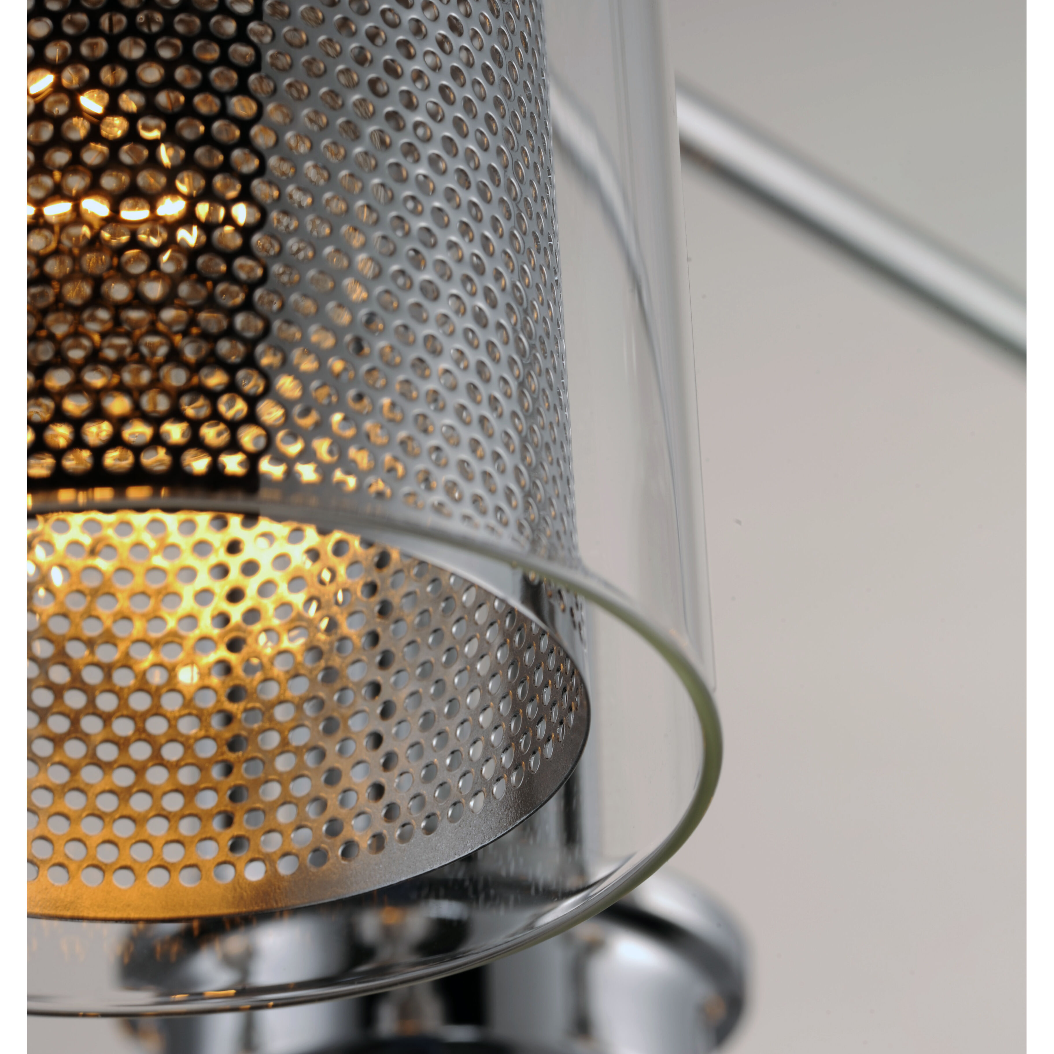 Filigree 3 Light 18 inch Polished Chrome Mini Chandelier Ceiling Light