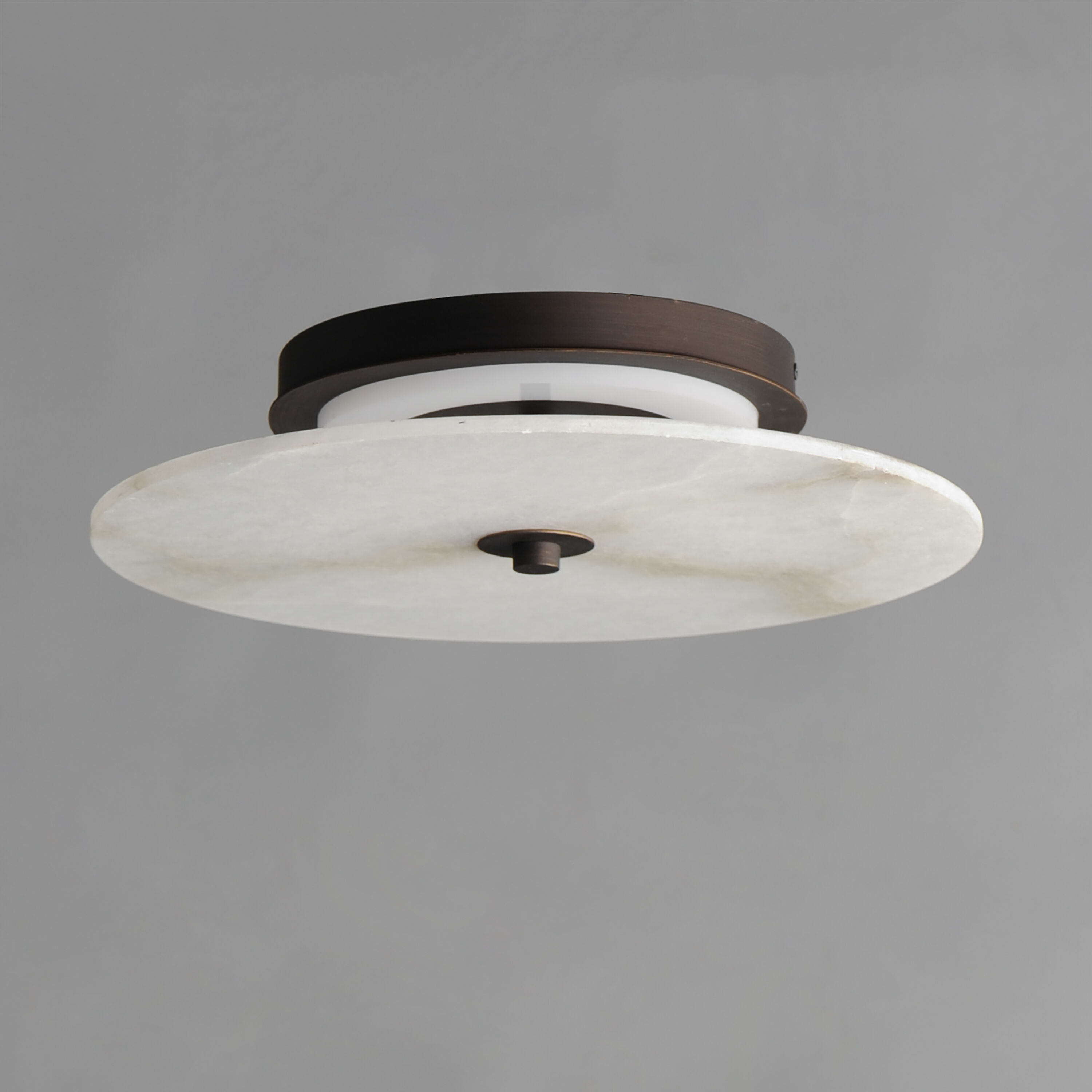 Quarry LED 15 inch Dark Bronze Flush Mount Ceiling Light, Flush Mount