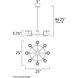 Avant 8 Light 25 inch Polished Chrome Single-Tier Chandelier Ceiling Light