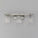 Cubos 3 Light 22.25 inch Satin Nickel Bath Vanity Wall Light