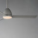 Seaborne 52 inch Satin Nickel Outdoor Ceiling Fan