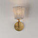 Baja 1 Light 6 inch Natural Aged Brass Wall Sconce Wall Light