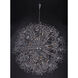 Starfire 40 Light 44 inch Polished Chrome Single-Tier Chandelier Ceiling Light