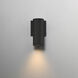 Caldera LED 7.75 inch Black Outdoor Wall Mount
