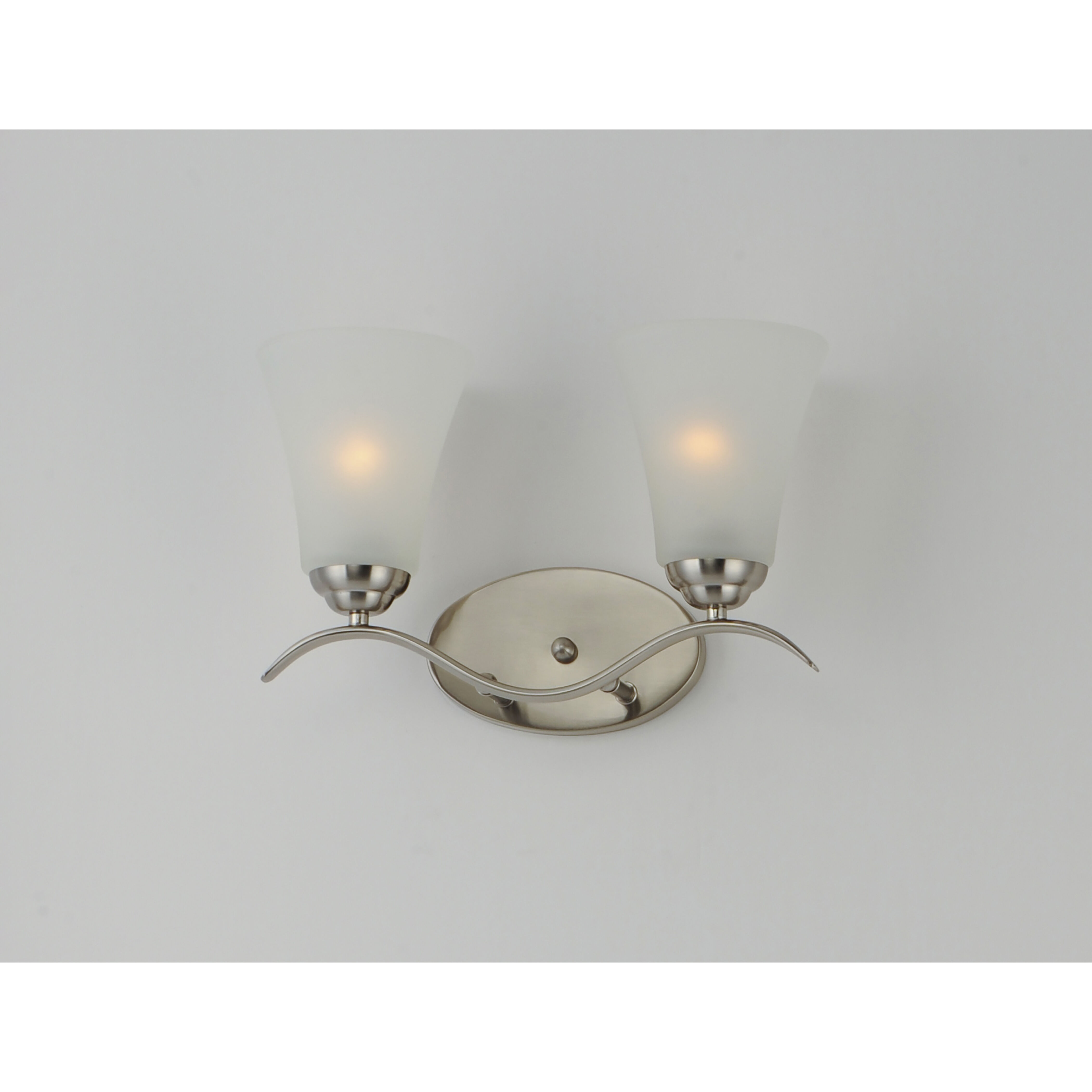 Vital 2 Light 15 inch Polished Chrome Bath Vanity Wall Light