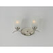 Vital 2 Light 15 inch Polished Chrome Bath Vanity Wall Light