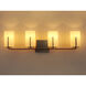 Dart 4 Light 30 inch Satin Nickel Vanity Light Wall Light