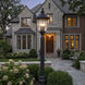 Carriage House DC 3 Light 26.5 inch Oriental Bronze Outdoor Pole/Post Mount