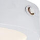 Wafer - 0-10 V LED 7 inch White Flush Mount Ceiling Light