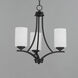 Deven 3 Light 18 inch Black Mini Chandelier Ceiling Light