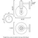 Cabin LED 10.75 inch Bronze and Gold Outdoor Wall Mount