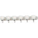 Axis 6 Light 48 inch Satin Nickel Bath Vanity Wall Light
