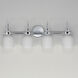 Milk 4 Light 30.5 inch Polished Chrome Bath Vanity Light Wall Light