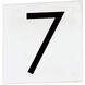 Address White Square Tile
