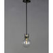 Bauhaus 1 Light 6 inch Bronze/Satin Brass Mini Pendant Ceiling Light