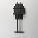 Prairie LED 8 inch Black ADA Wall Sconce Wall Light