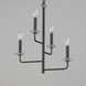 Madeira 4 Light 14.5 inch Anthracite Chandelier Ceiling Light