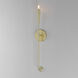 Vela 1 Light 5 inch Satin Brass ADA Wall Sconce Wall Light