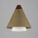 Sumatra 1 Light 20 inch Natural Aged Brass Single Pendant Ceiling Light