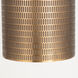 Shaka 1 Light 14 inch Weathered Brass Single Pendant Ceiling Light