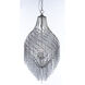 Twirl 3 Light 16.75 inch Golden Silver Chandelier Ceiling Light
