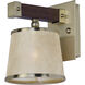 Maritime 1 Light 7.25 inch Antique Pecan and Satin Brass Wall Sconce Wall Light