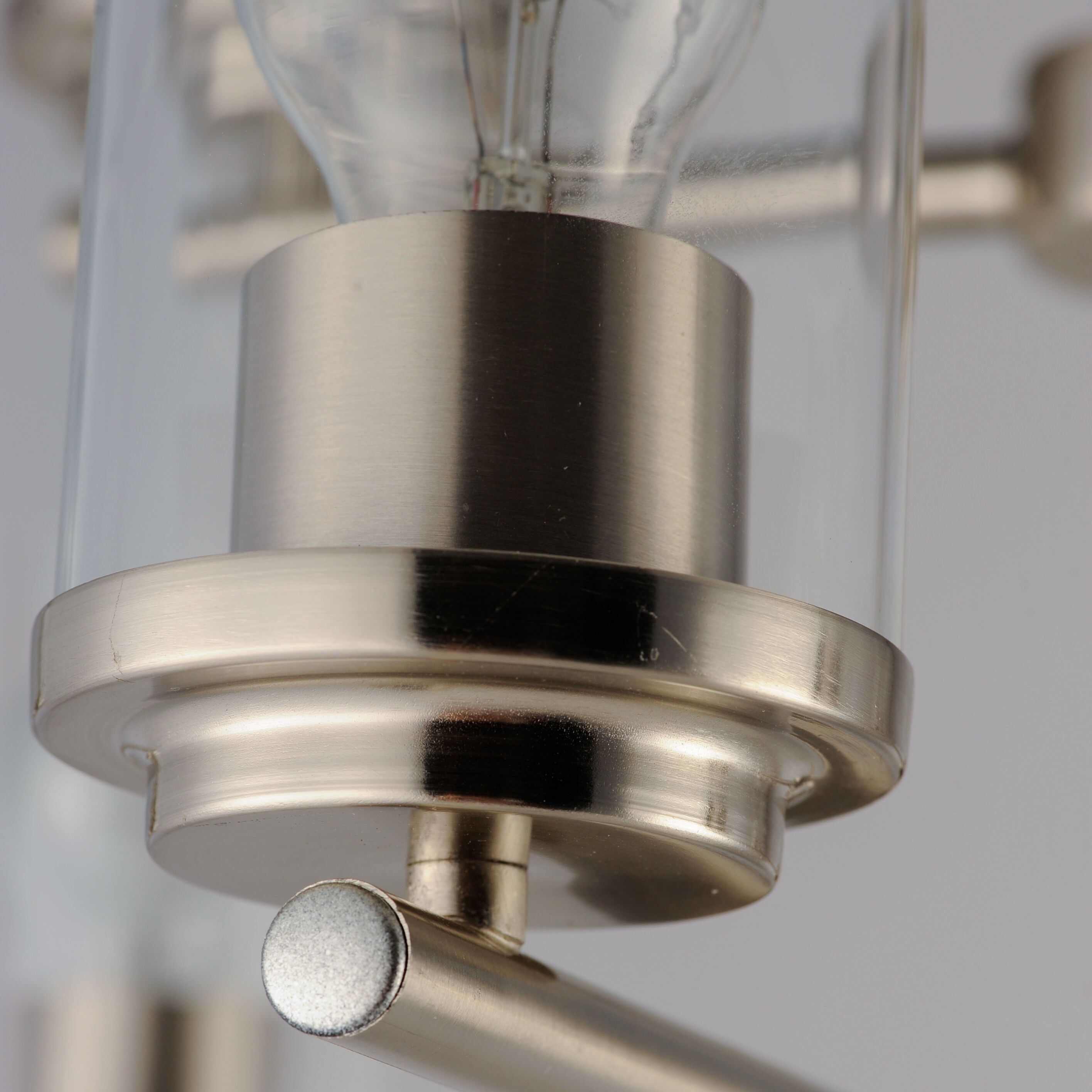 Corona 9 Light 28 inch Satin Nickel Multi-Tier Chandelier Ceiling Light in Clear