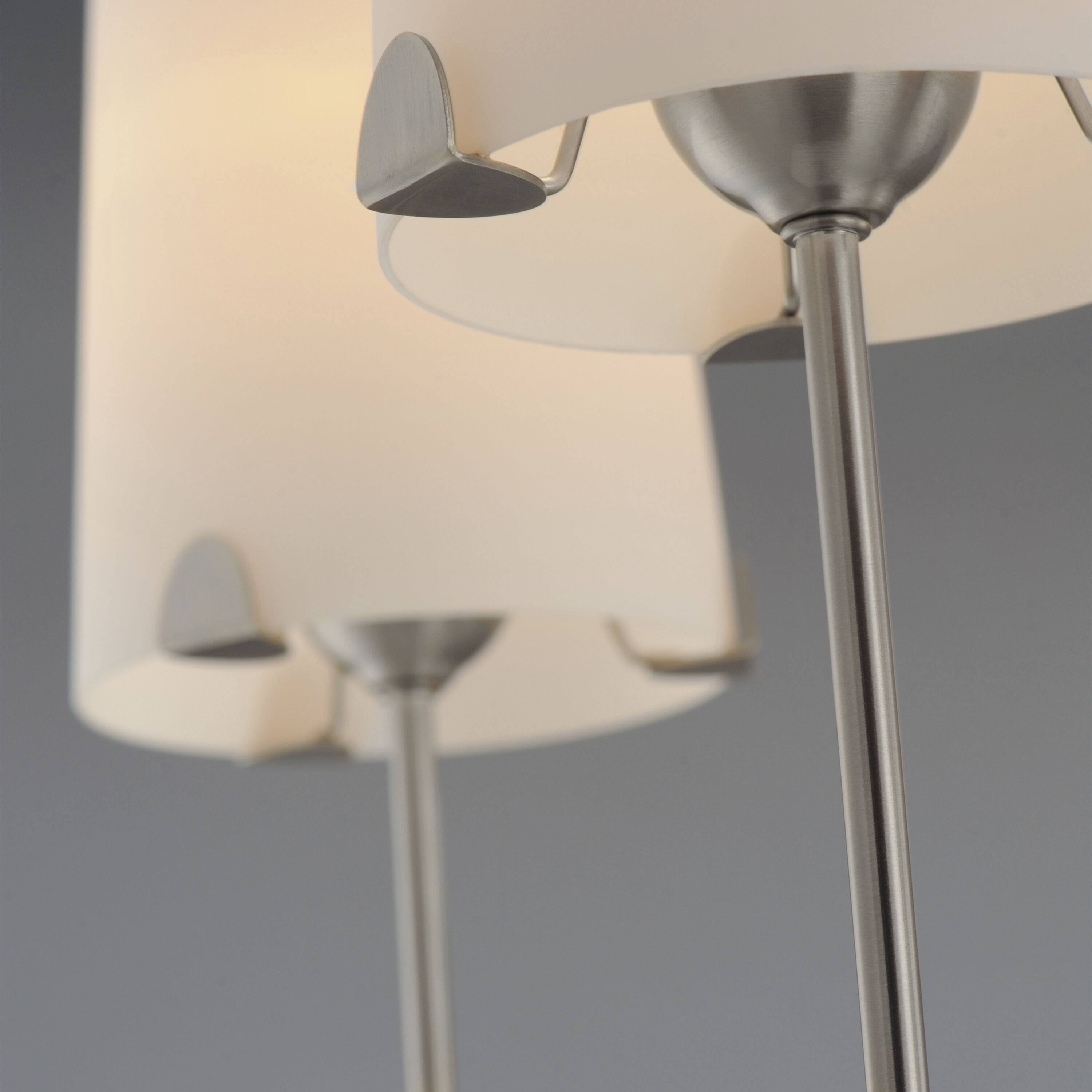 Huntington 6 Light 34 inch Satin Nickel Chandelier Ceiling Light