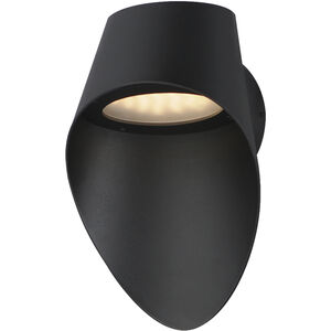 Cape LED 9.25 inch Black Outdoor Wall Mount