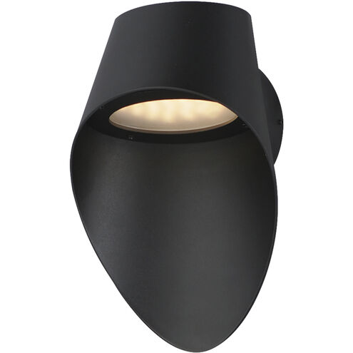 Cape LED 9.25 inch Black Outdoor Wall Mount