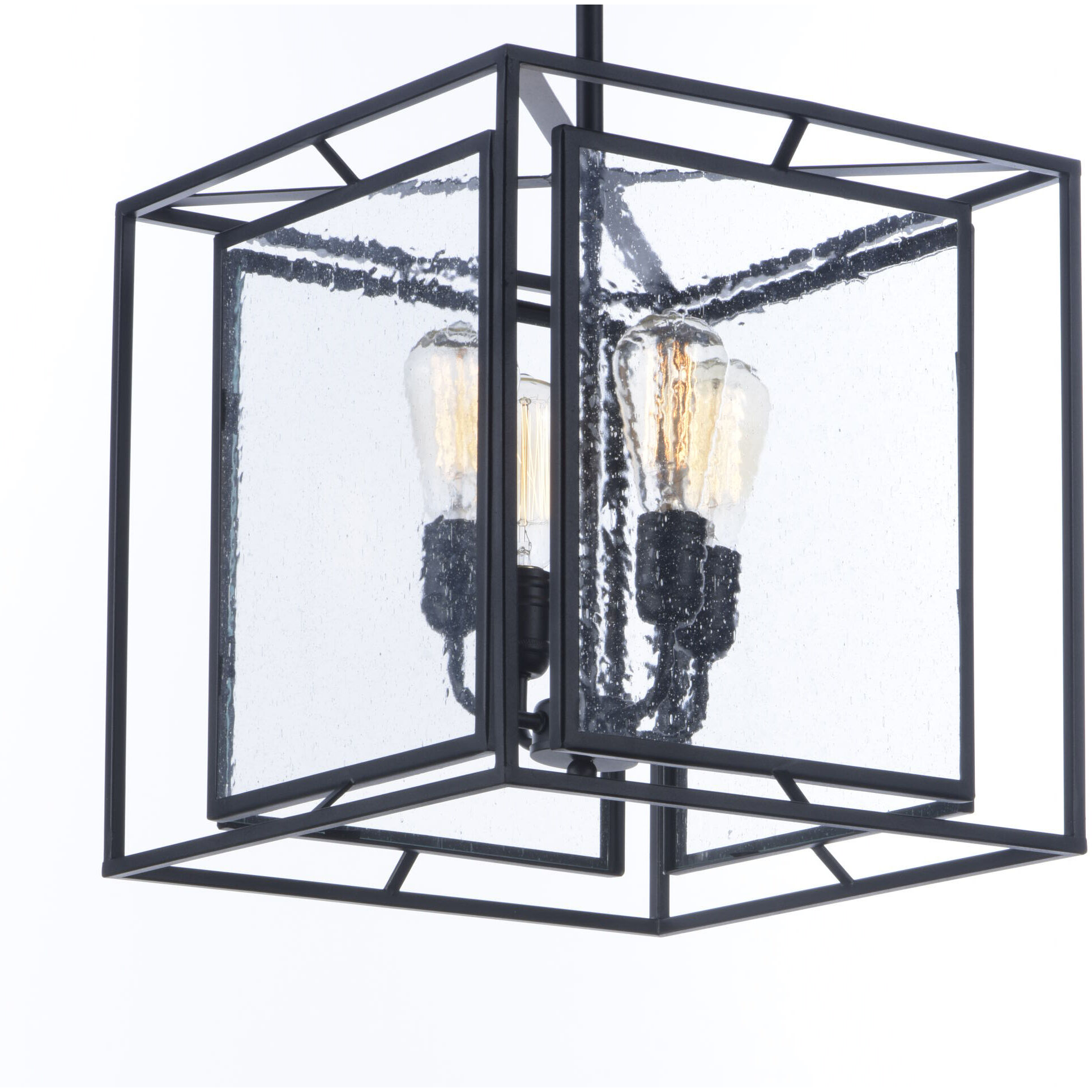 Era 4 Light 16 inch Black Multi-Light Pendant Ceiling Light in Medium Base Incandescent