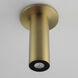 Calibro LED 2.5 inch Natural Aged Brass Outdoor Flush Mount