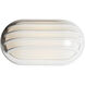 Bulwark 1 Light 5.75 inch White Outdoor Wall Mount