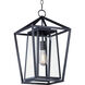 Artisan 1 Light 12 inch Black Outdoor Hanging Lantern