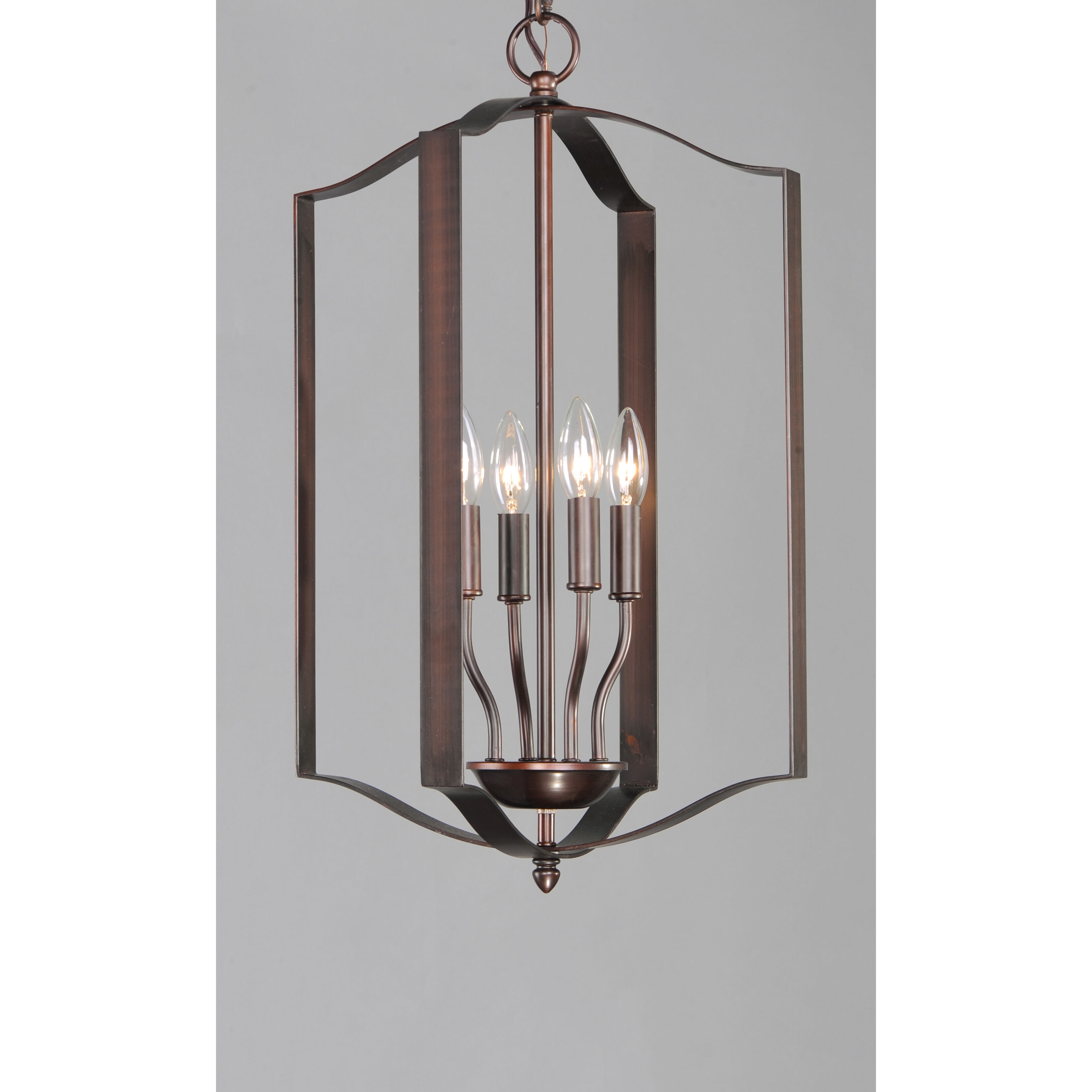 Provident 4 Light 15 inch Oil Rubbed Bronze Single Pendant Ceiling Light