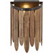Marimba 1 Light 5 inch Walnut Wall Sconce Wall Light
